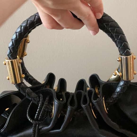 Michael Kors Collection Handbag in Black Leather - Picture 14 of 17